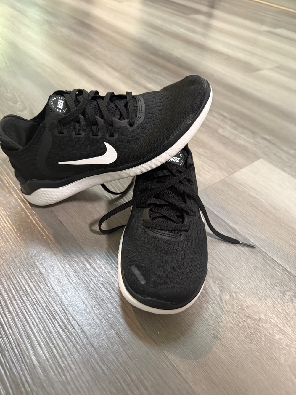 Nike Black and White Women's Running Sneakers